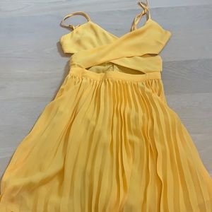 yellow summer dress